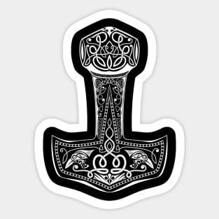 Mjoelnir, Thorshammer, Viking Warrior Sticker